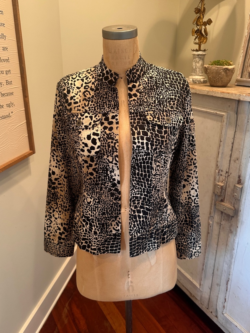 Chico’s Cheetah Jacket